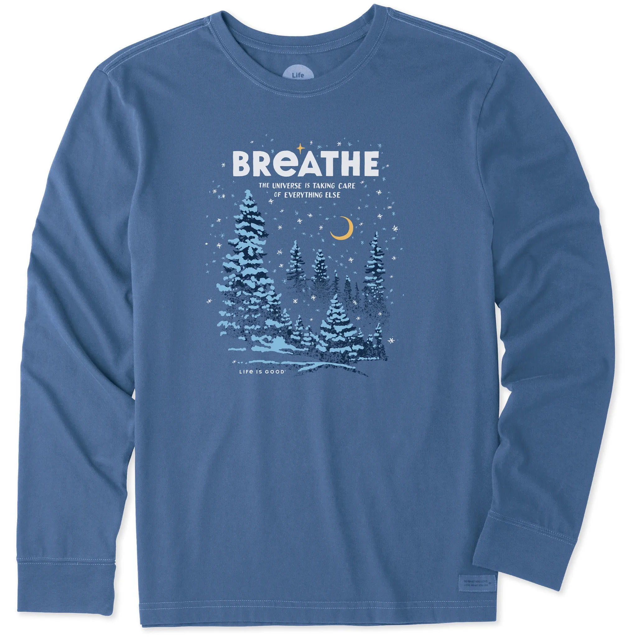 Men's Breathe Universe Winter Long Sleeve Crusher Tee Life is Good