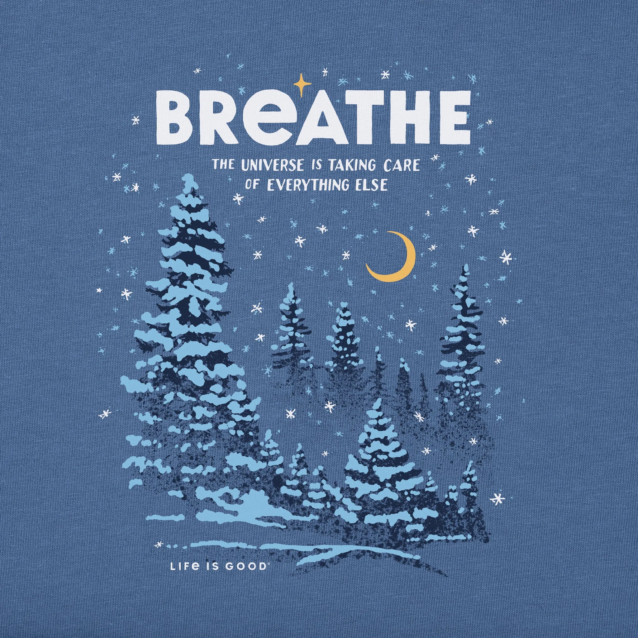 Men's Breathe Universe Winter Long Sleeve Crusher Tee Life is Good
