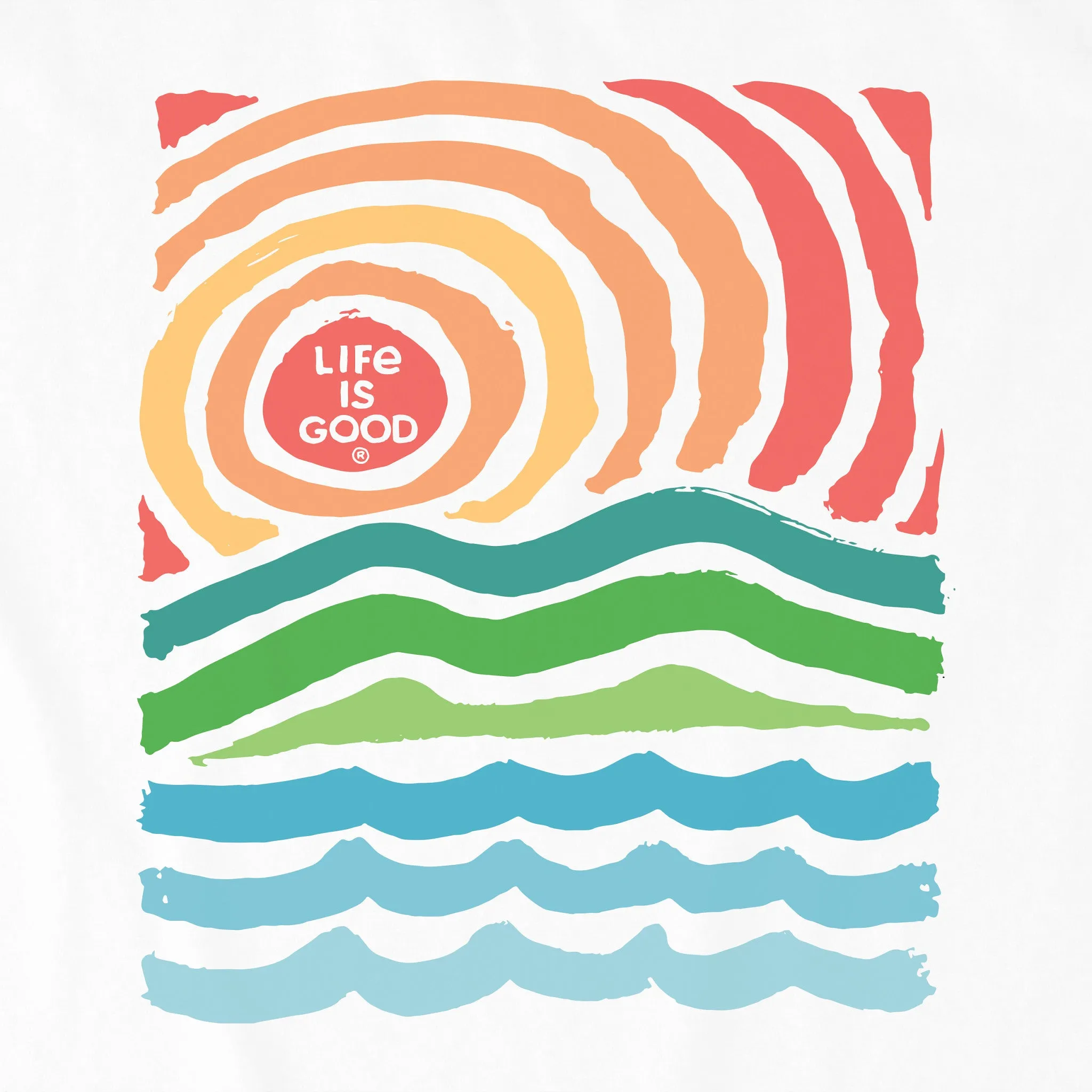 Men's Breezeblock Short Sleeve Tee Life is Good