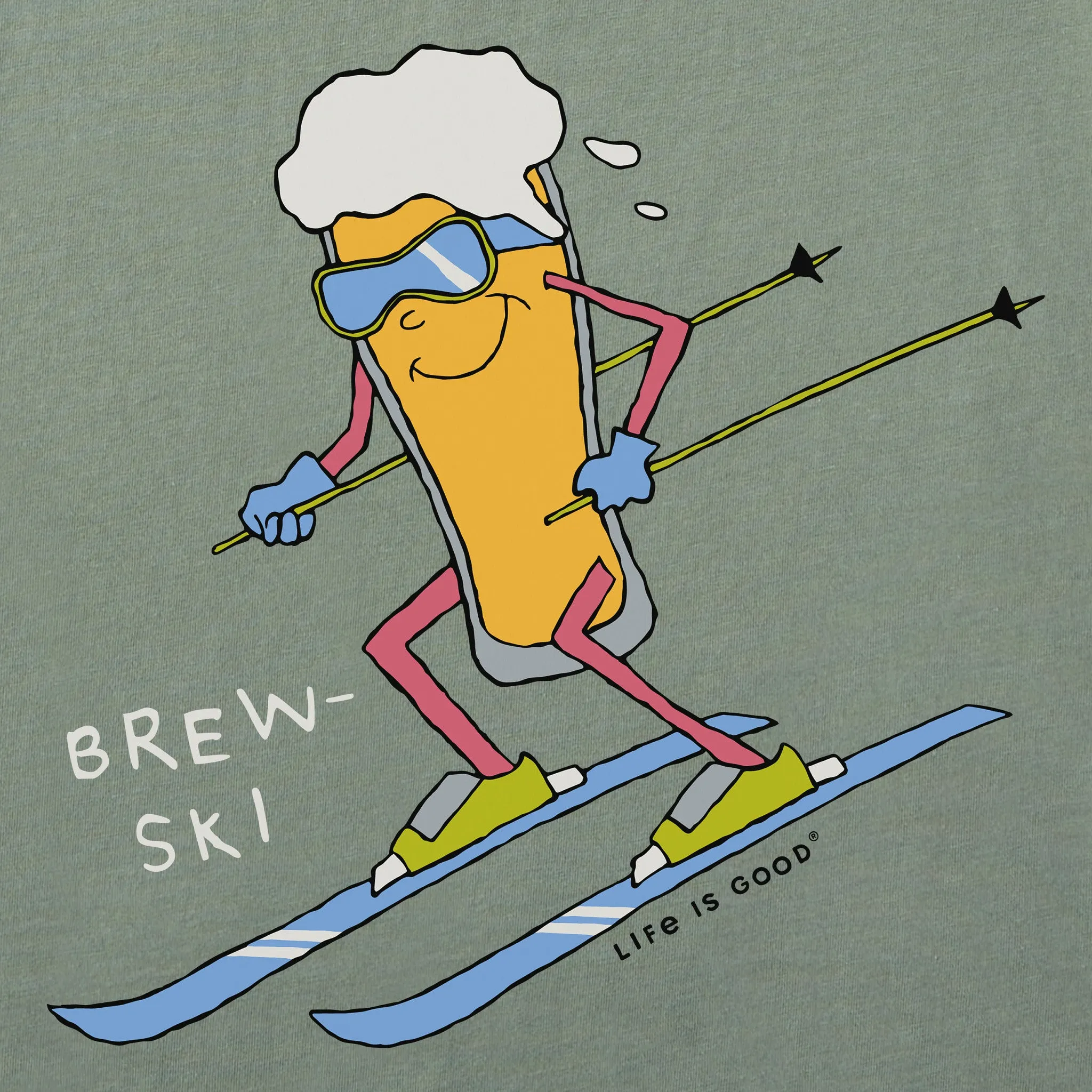 Men's Brewski Short Sleeve Tee Life is Good
