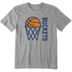 Men's Buckets Short Sleeve Tee Life is Good