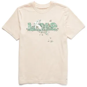 Men's Bunny Love Short Sleeve Crusher Tee Life is Good