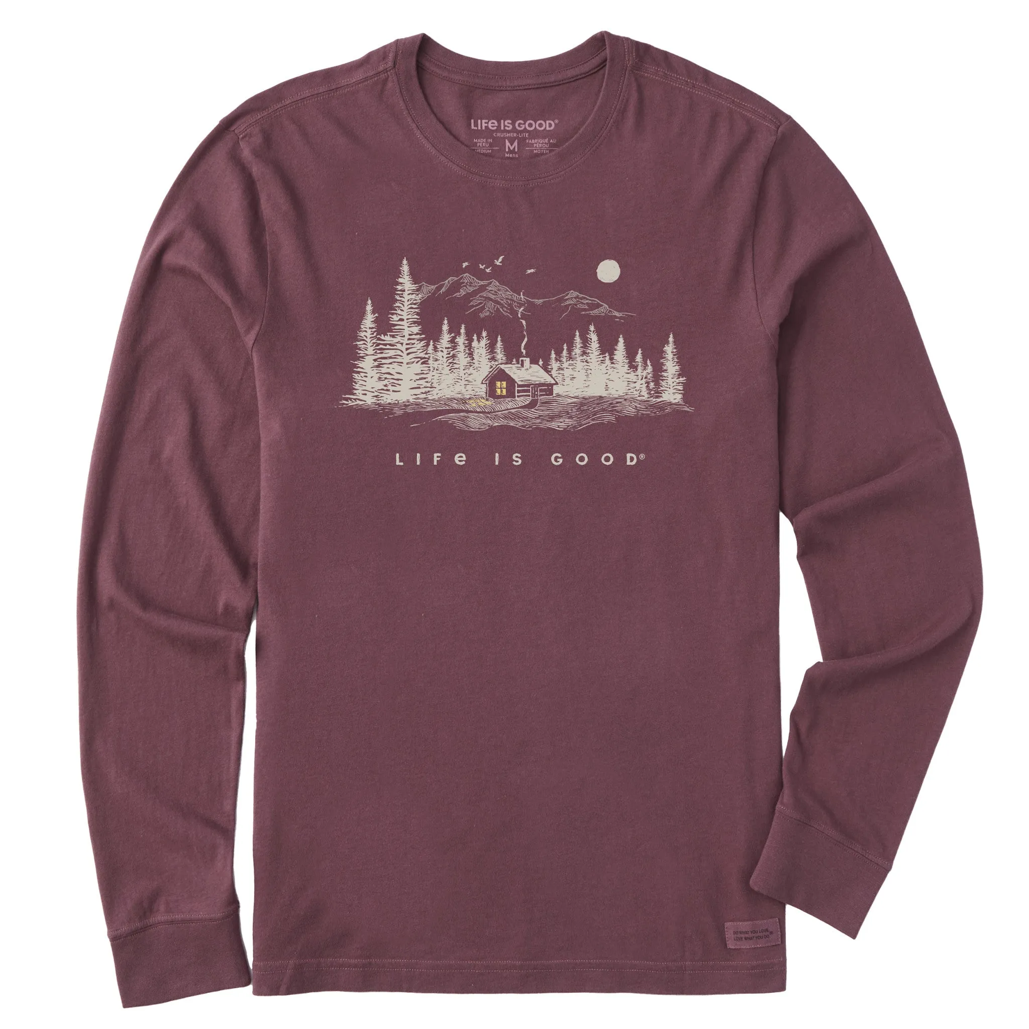 Men's Cabin Escape Long Sleeve Crusher Tee Life is Good