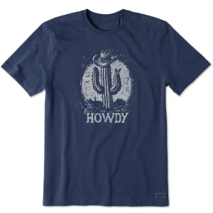 Men's Cactus Howdy Short Sleeve Tee Life is Good