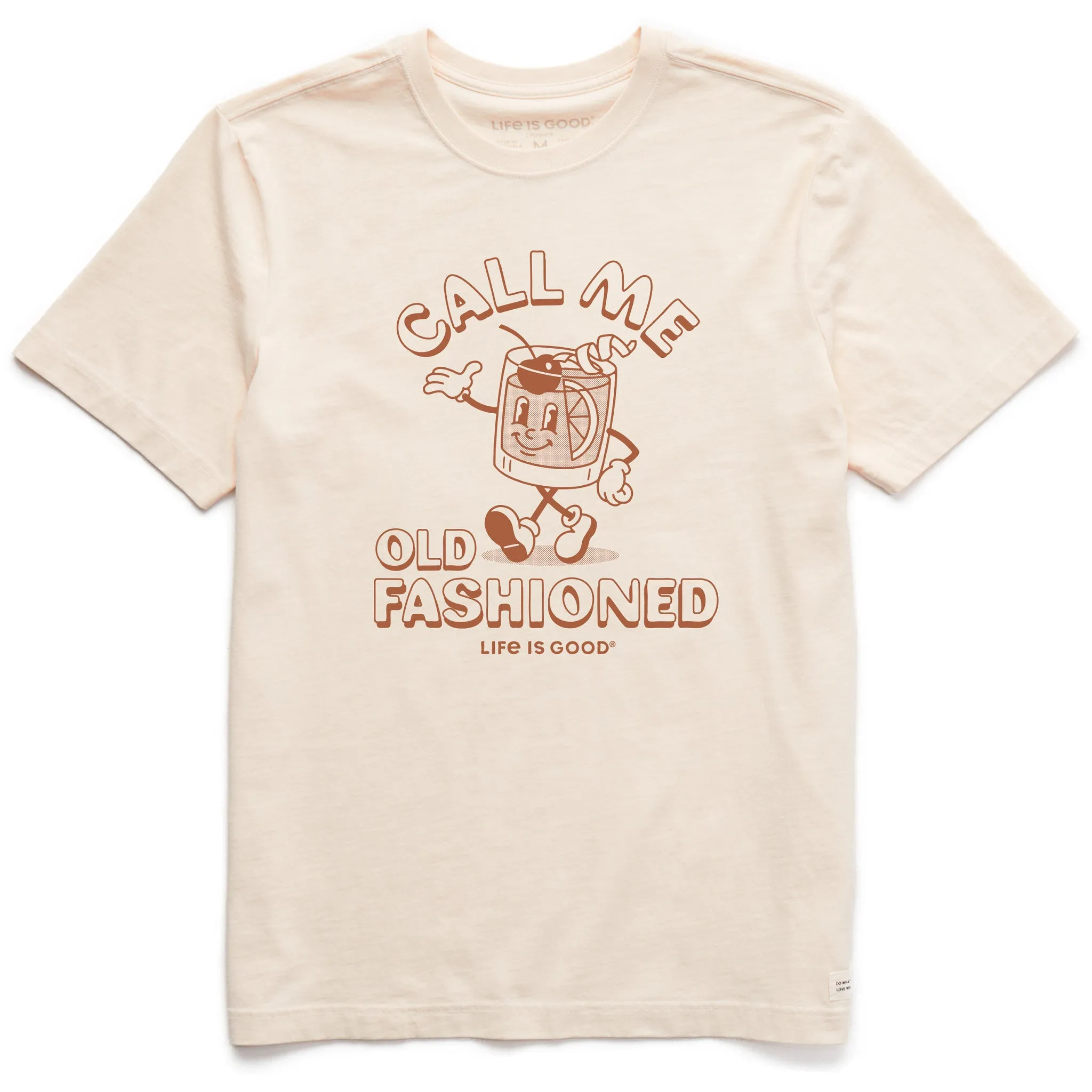 Men's Call Me Old Fashioned Mascot Short Sleeve Crusher Tee Life is Good