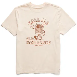 Men's Call Me Old Fashioned Mascot Short Sleeve Crusher Tee Life is Good