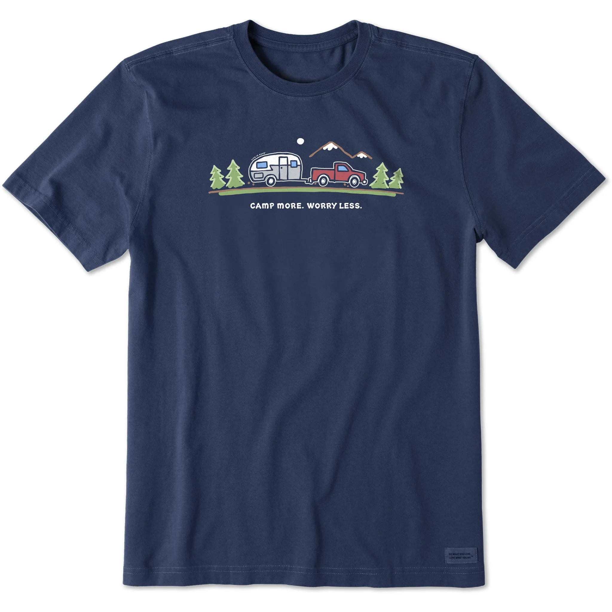 Men's Camp More on the Road Short Sleeve Tee Life is Good
