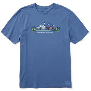 Men's Camp More on the Road Short Sleeve Tee Life is Good