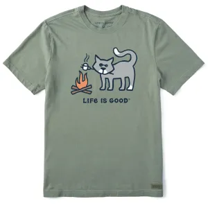 Men's Campfire Al Short Sleeve Crusher Tee Life is Good