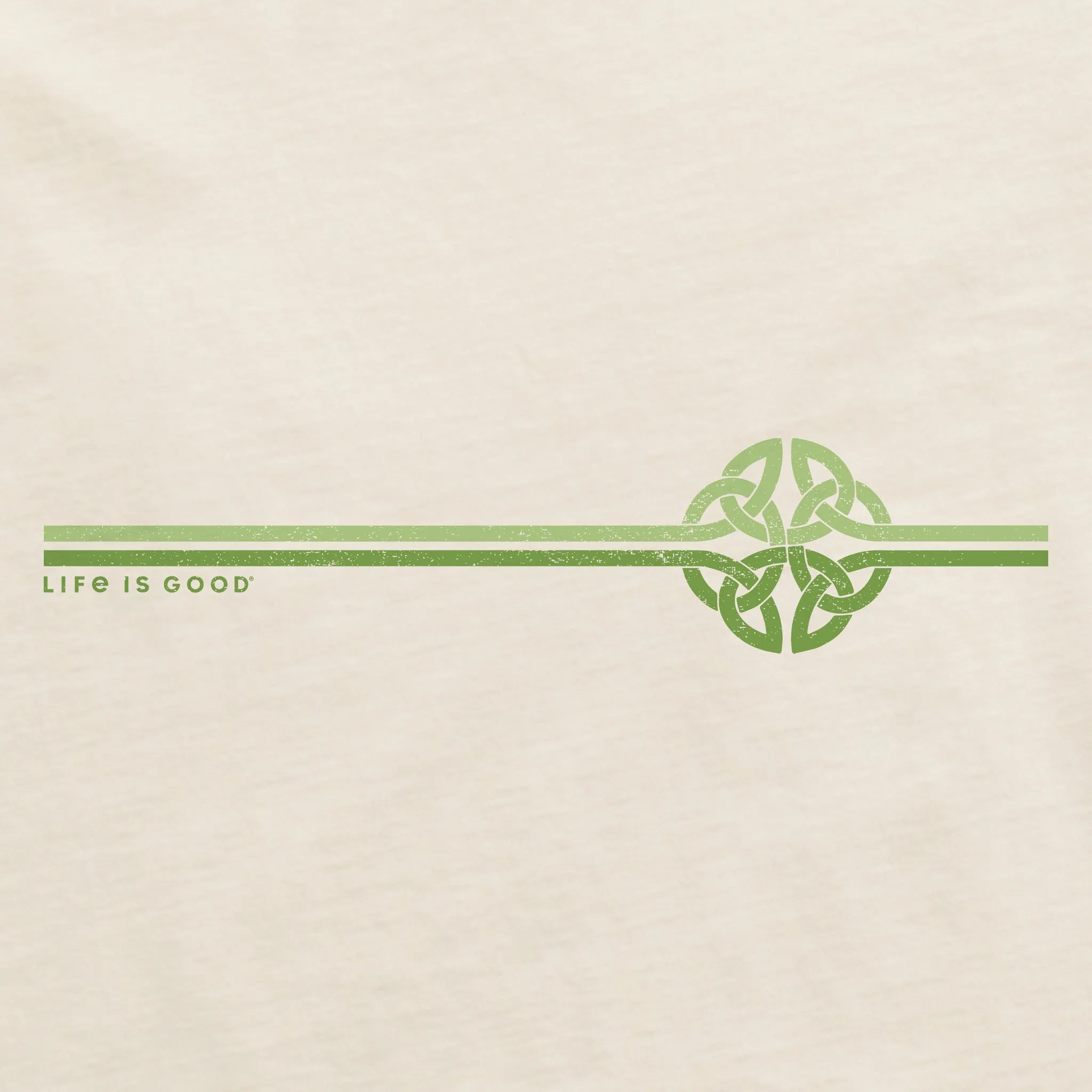 Men's Celtic Stripe Short Sleeve Crusher Tee Life is Good