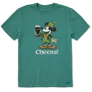 Men's Cheers Leprechaun Willie Short Sleeve Crusher Tee Life is Good