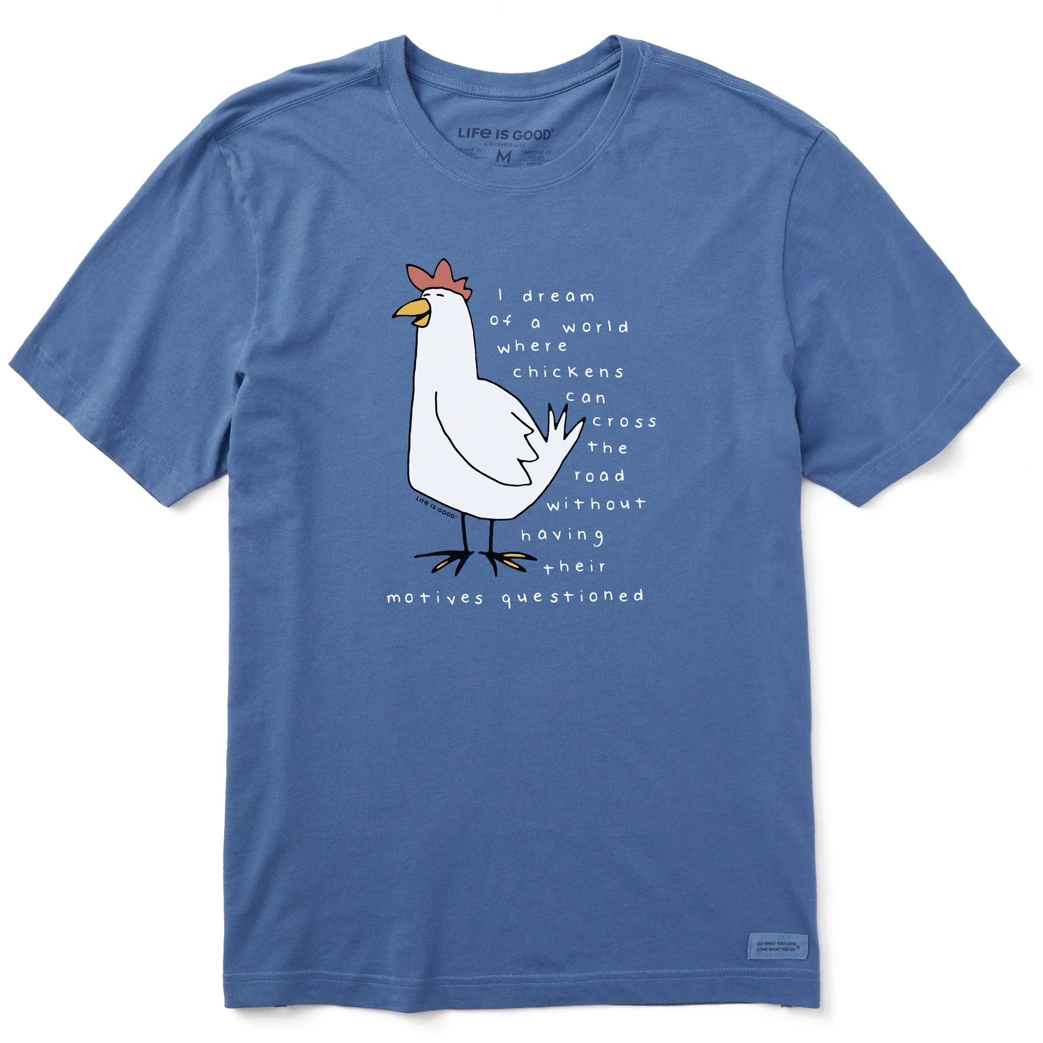 Men's Chicken Motives Short Sleeve Tee Life is Good