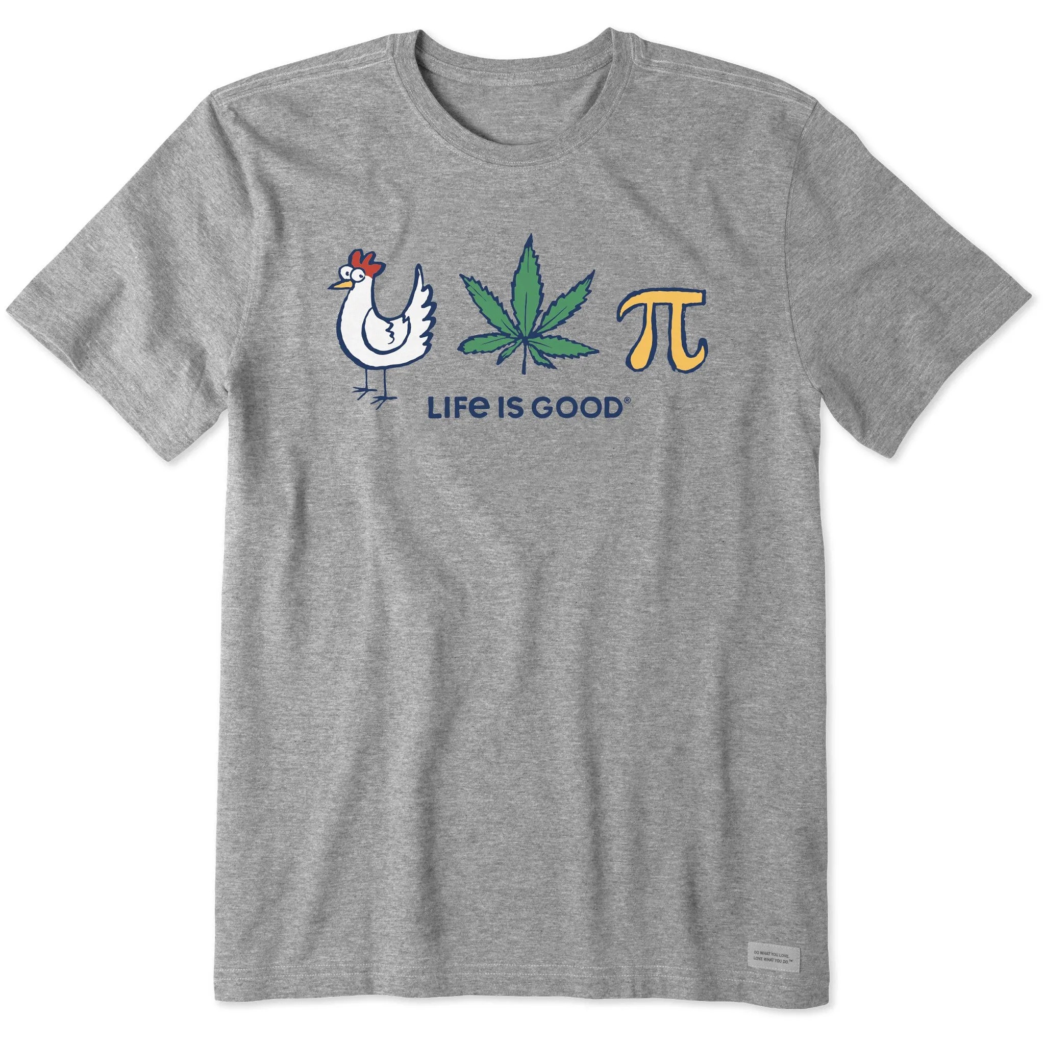 Men's Chicken Pot Pi Icons Short Sleeve Tee Life is Good