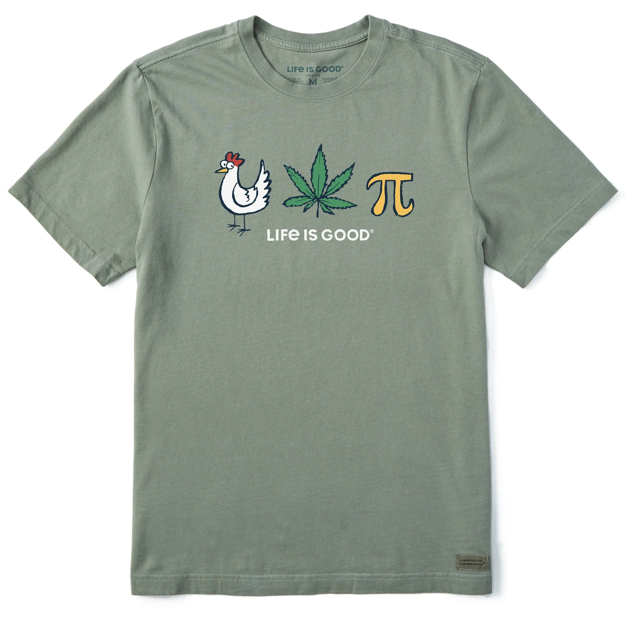 Men's Chicken Pot Pi Icons Short Sleeve Tee Life is Good