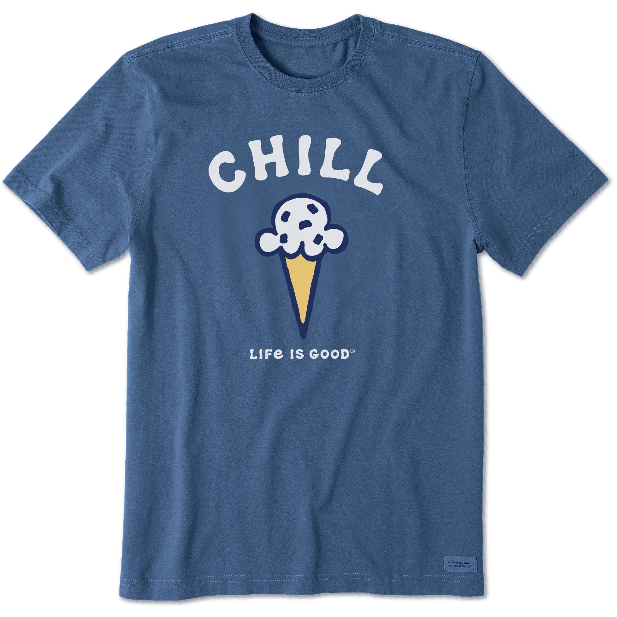Men's Chill Ice Cream Short Sleeve Crusher Tee Life is Good