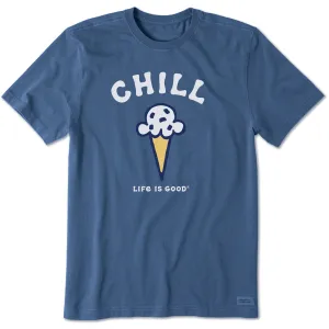 Men's Chill Ice Cream Short Sleeve Crusher Tee Life is Good