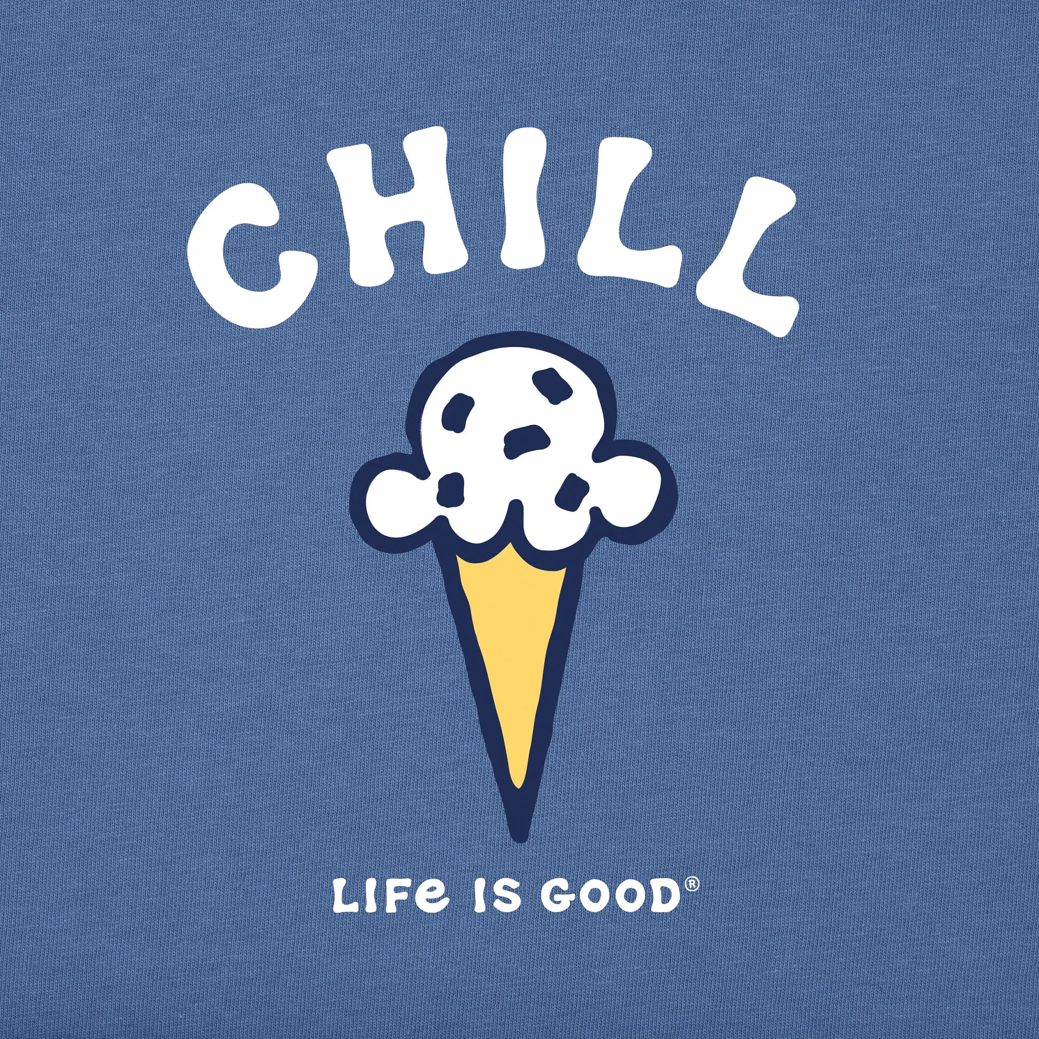 Men's Chill Ice Cream Short Sleeve Crusher Tee Life is Good