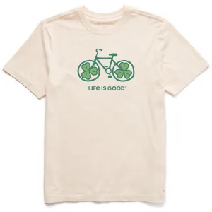 Men's Clover Bike Short Sleeve Crusher Tee Life is Good