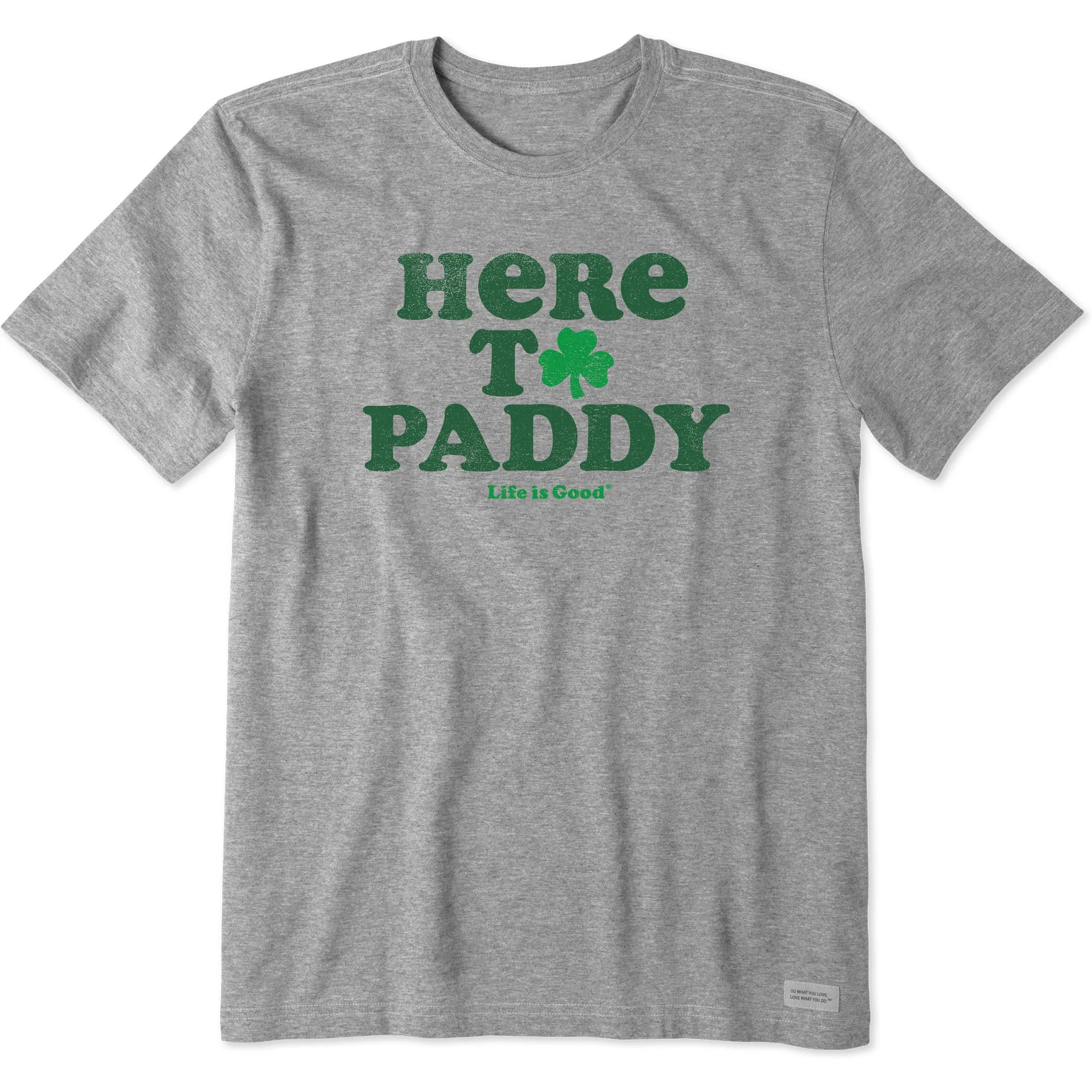 Men's Cooper Here to Paddy Clover Short Sleeve Tee Life is Good