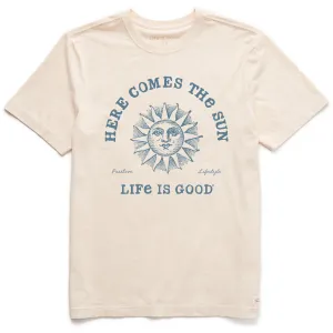 Men's Crafty Here Comes the Sun Short Sleeve Crusher Tee Life is Good