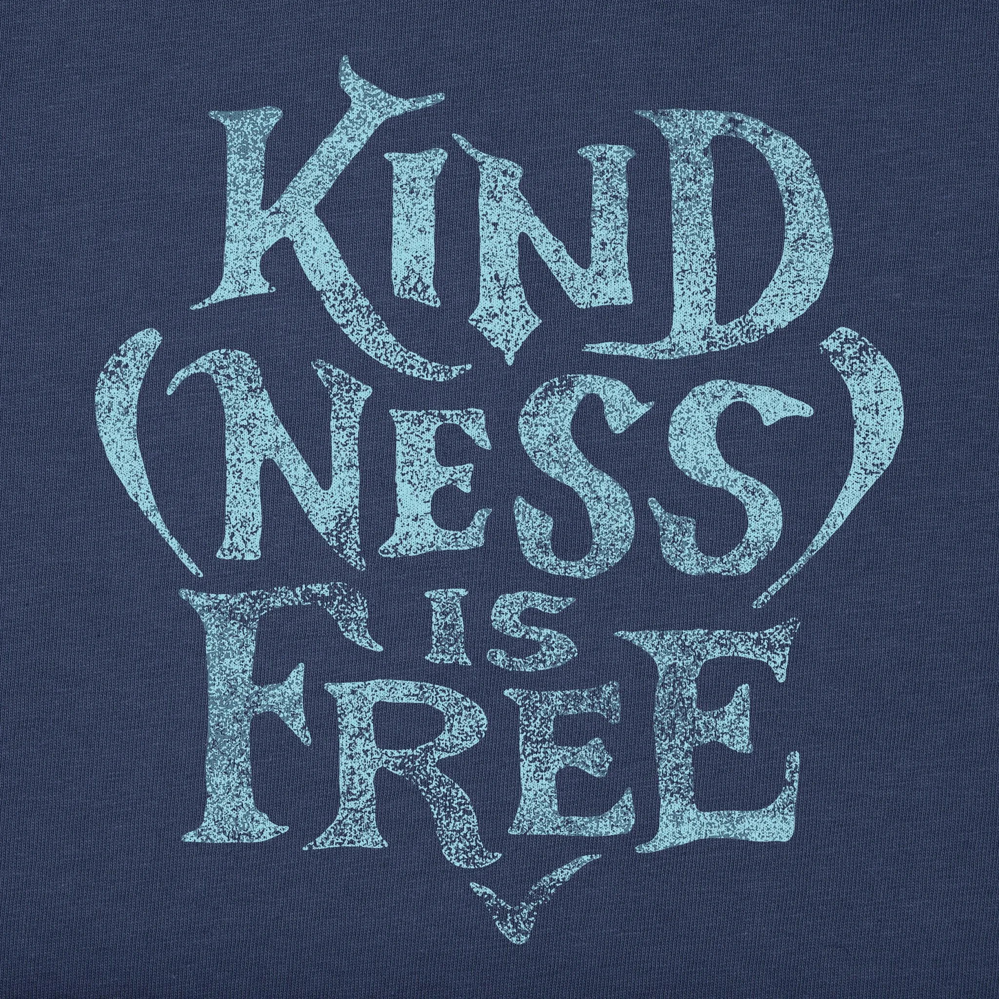 Men's Crafty Kindness is Free Short Sleeve Tee Life is Good