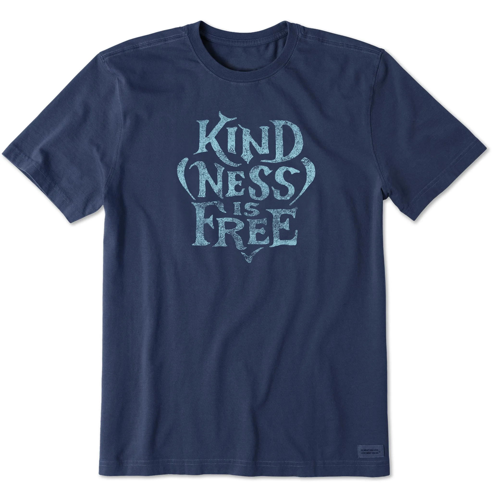 Men's Crafty Kindness is Free Short Sleeve Tee Life is Good