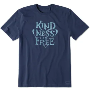 Men's Crafty Kindness is Free Short Sleeve Tee Life is Good