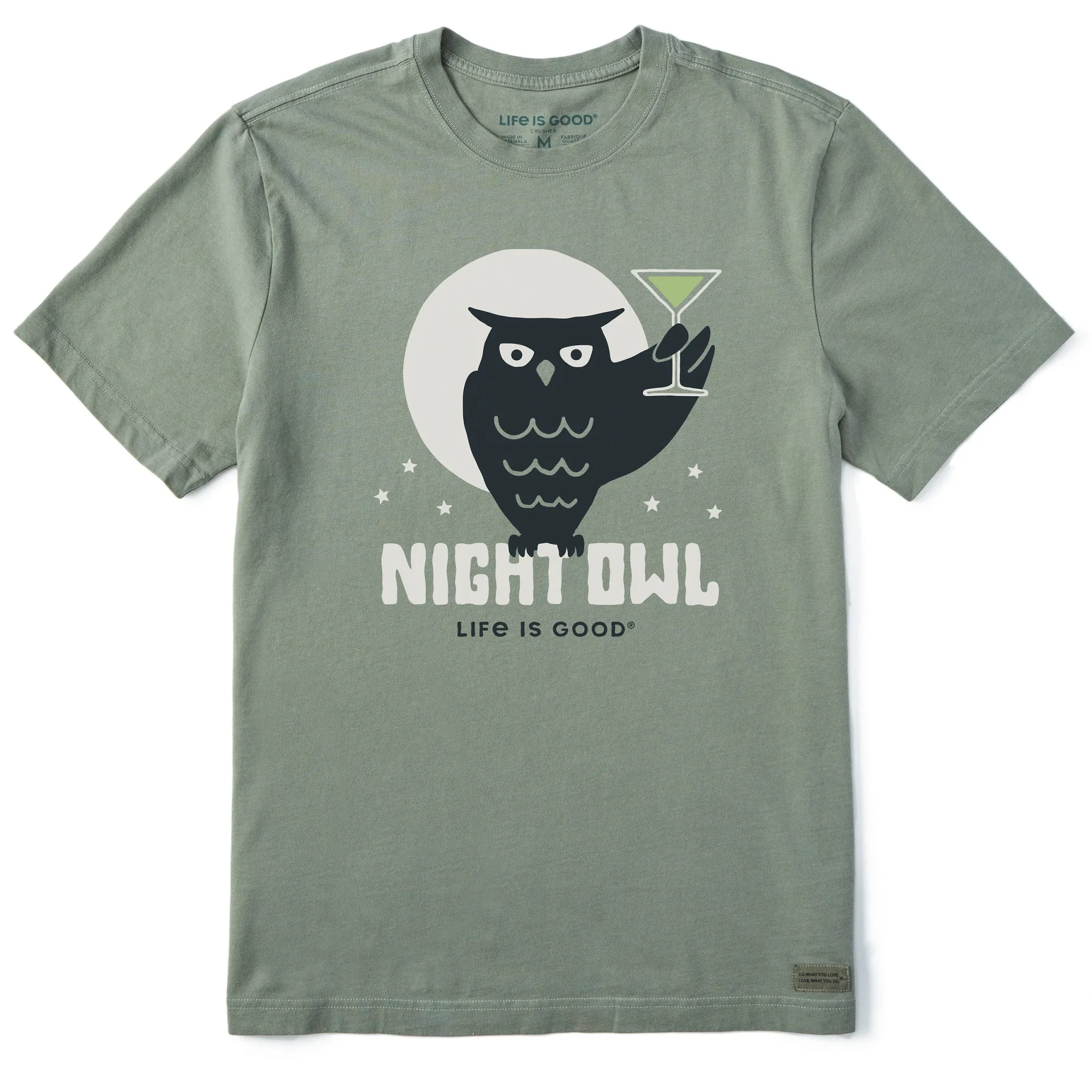 Men's Crafty Night Owl Short Sleeve Tee Life is Good