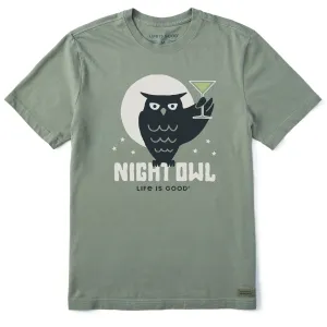 Men's Crafty Night Owl Short Sleeve Tee Life is Good