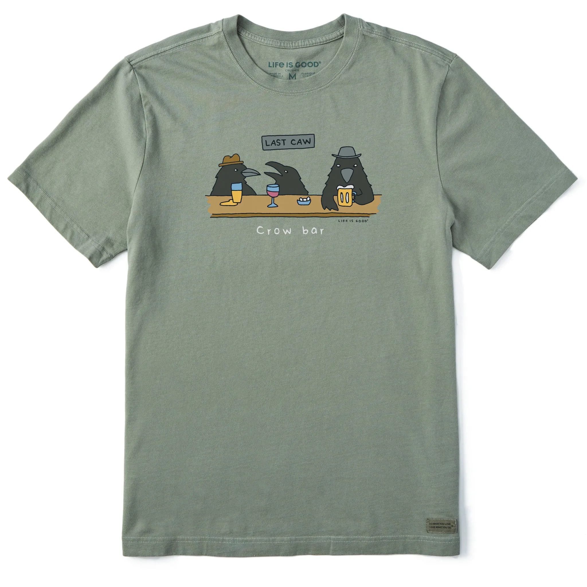 Men's Crow Bar Last Caw Short Sleeve Tee Life is Good