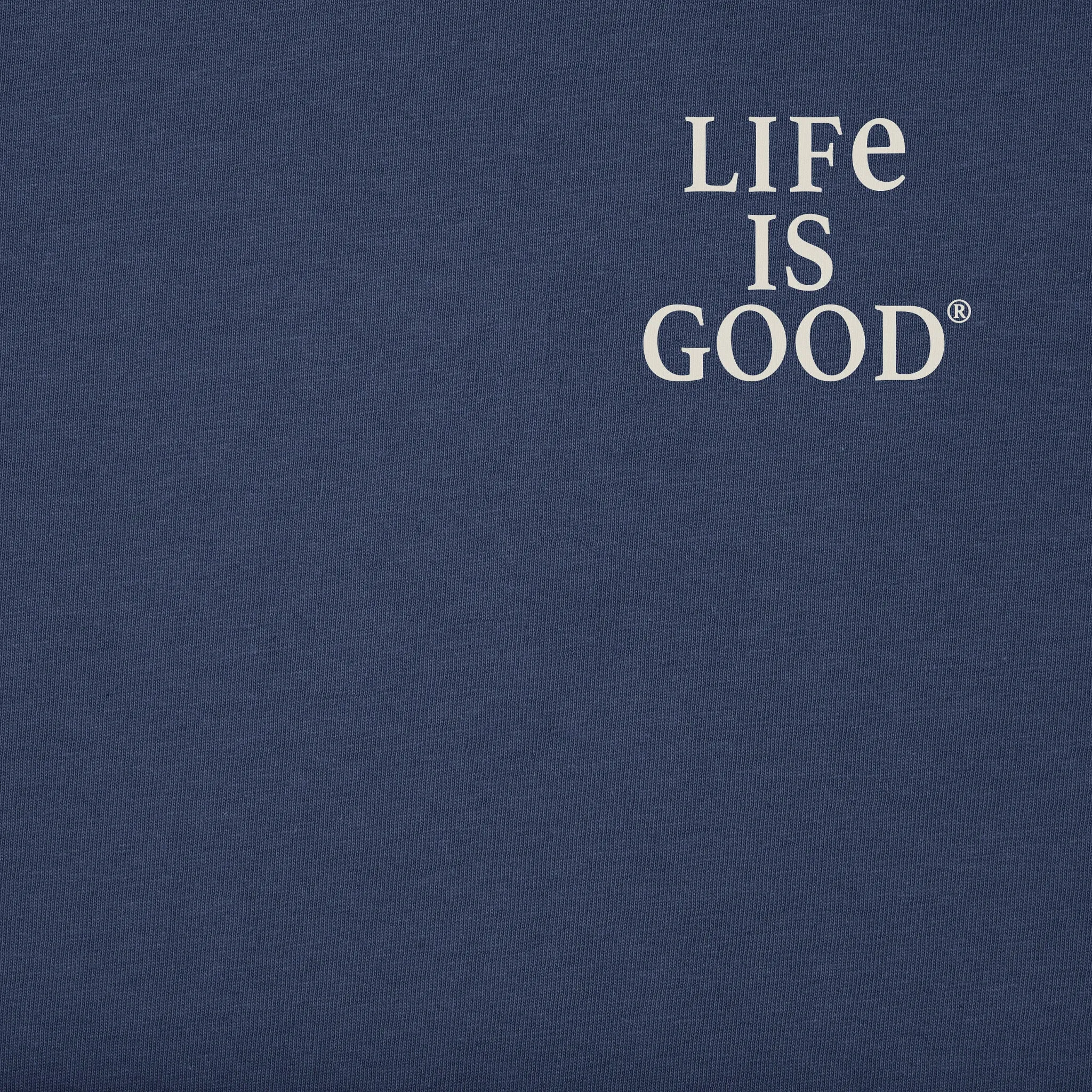 Men's Dad Crest Short Sleeve Tee Life is Good