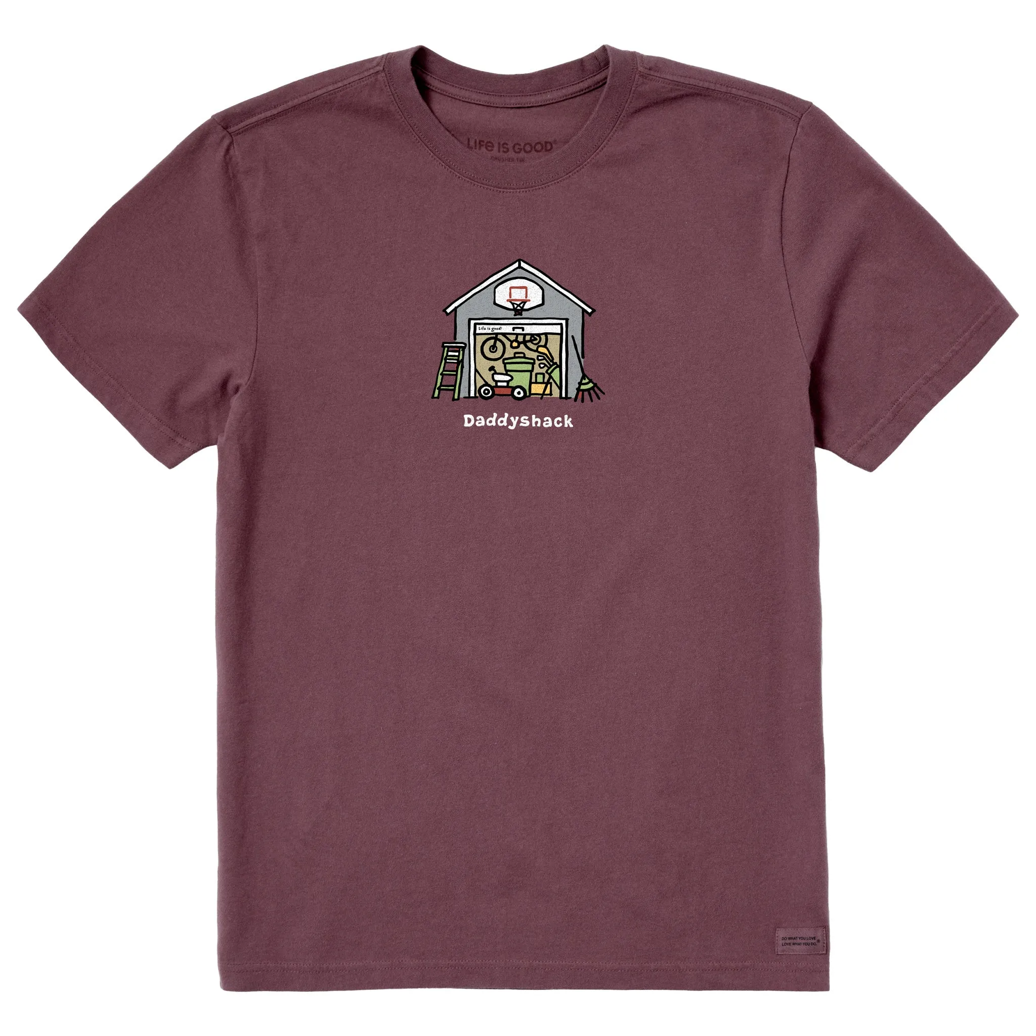 Men's Daddyshack Short Sleeve Crusher Tee Life is Good