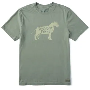 Men's Dads Best Friend Pitbull Short Sleeve Crusher Tee Life is Good