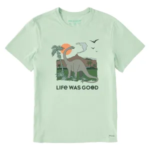 Men's Dinosaur Life was Good Short Sleeve Crusher-LITE Tee Life is Good