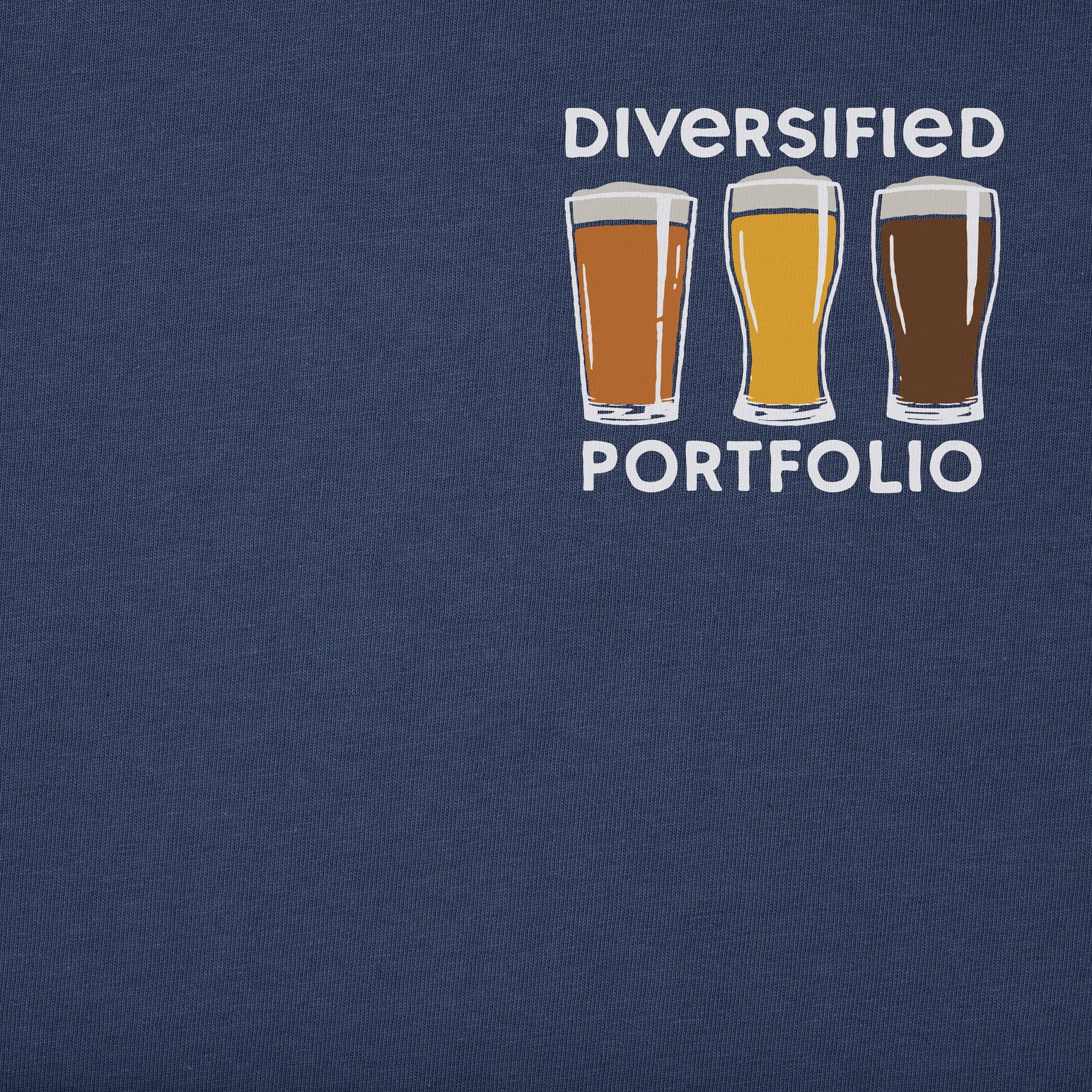 Men's Diversified Portfolio Beer Short Sleeve Crusher Tee Life is Good