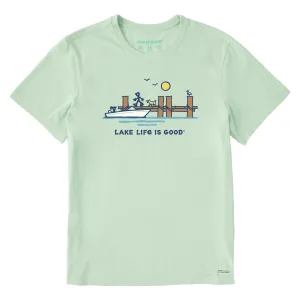 Men's Dock Lake Life is Good Short Sleeve Tee Life is Good