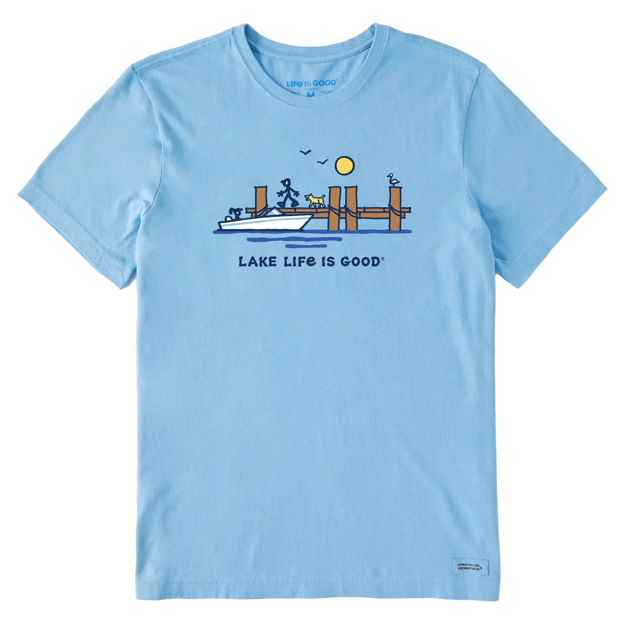 Men's Dock Lake Life is Good Short Sleeve Tee Life is Good
