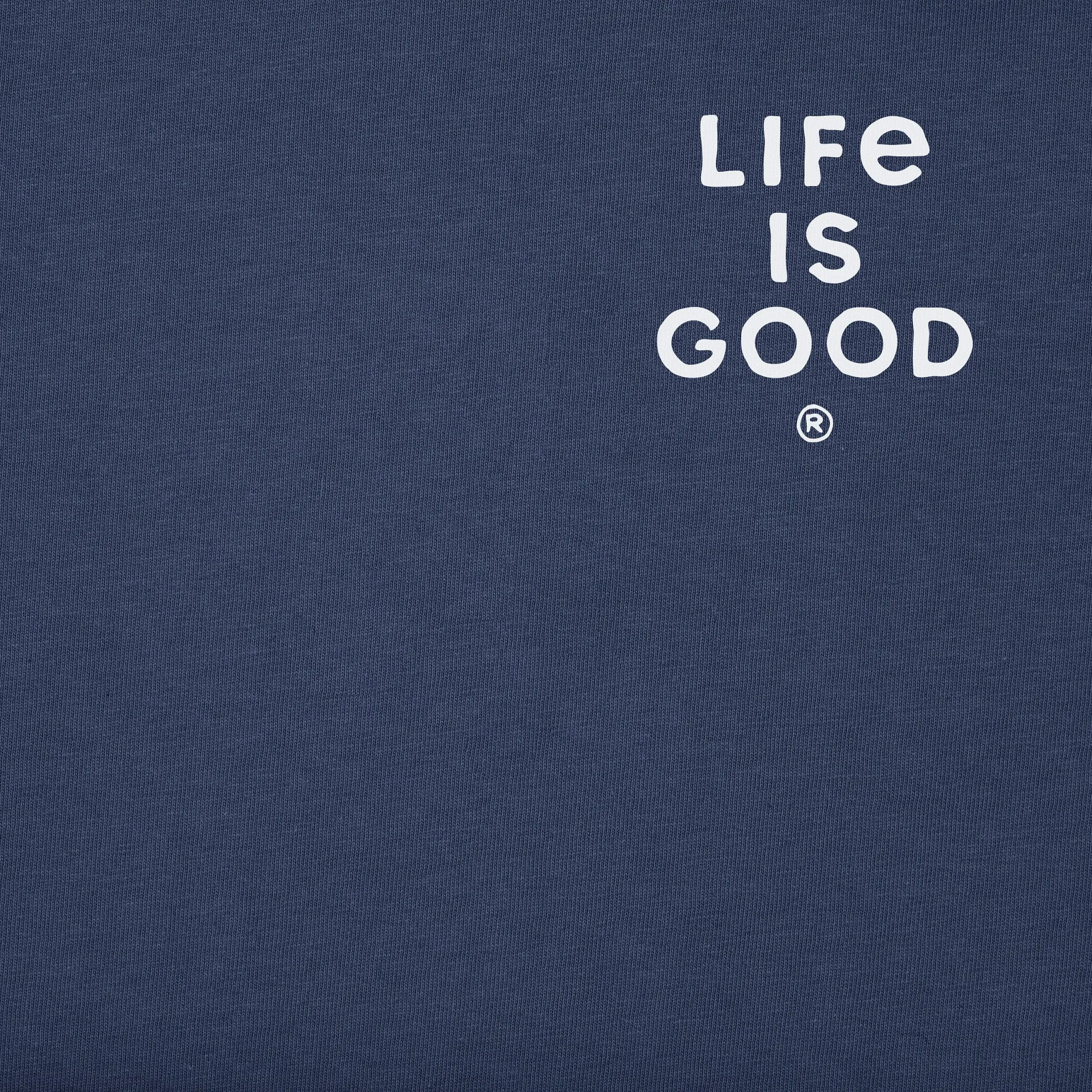 Men's Dog Friends Shapes & Sizes Short Sleeve Tee Life is Good