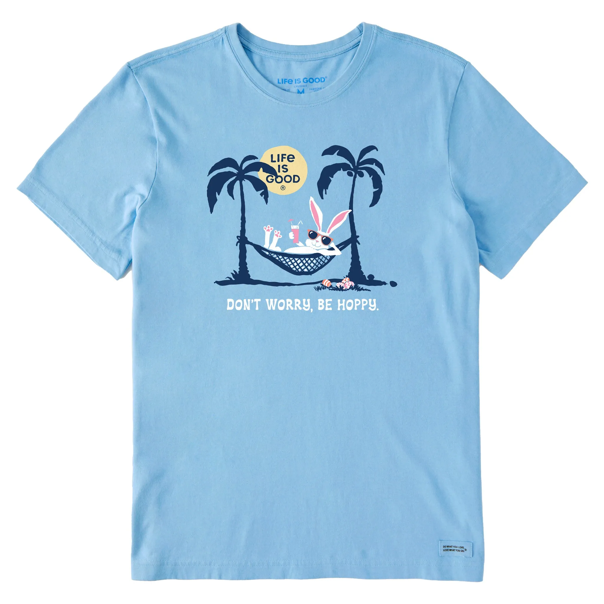 Men's Don't Worry Be Hoppy Hammock Short Sleeve Tee Life is Good