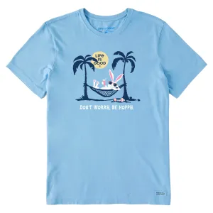 Men's Don't Worry Be Hoppy Hammock Short Sleeve Tee Life is Good