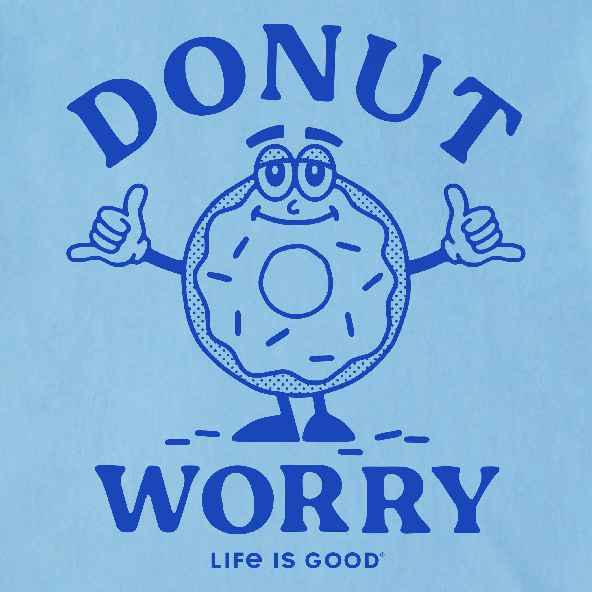 Men's Donut Worry Short Sleeve Tee Life is Good