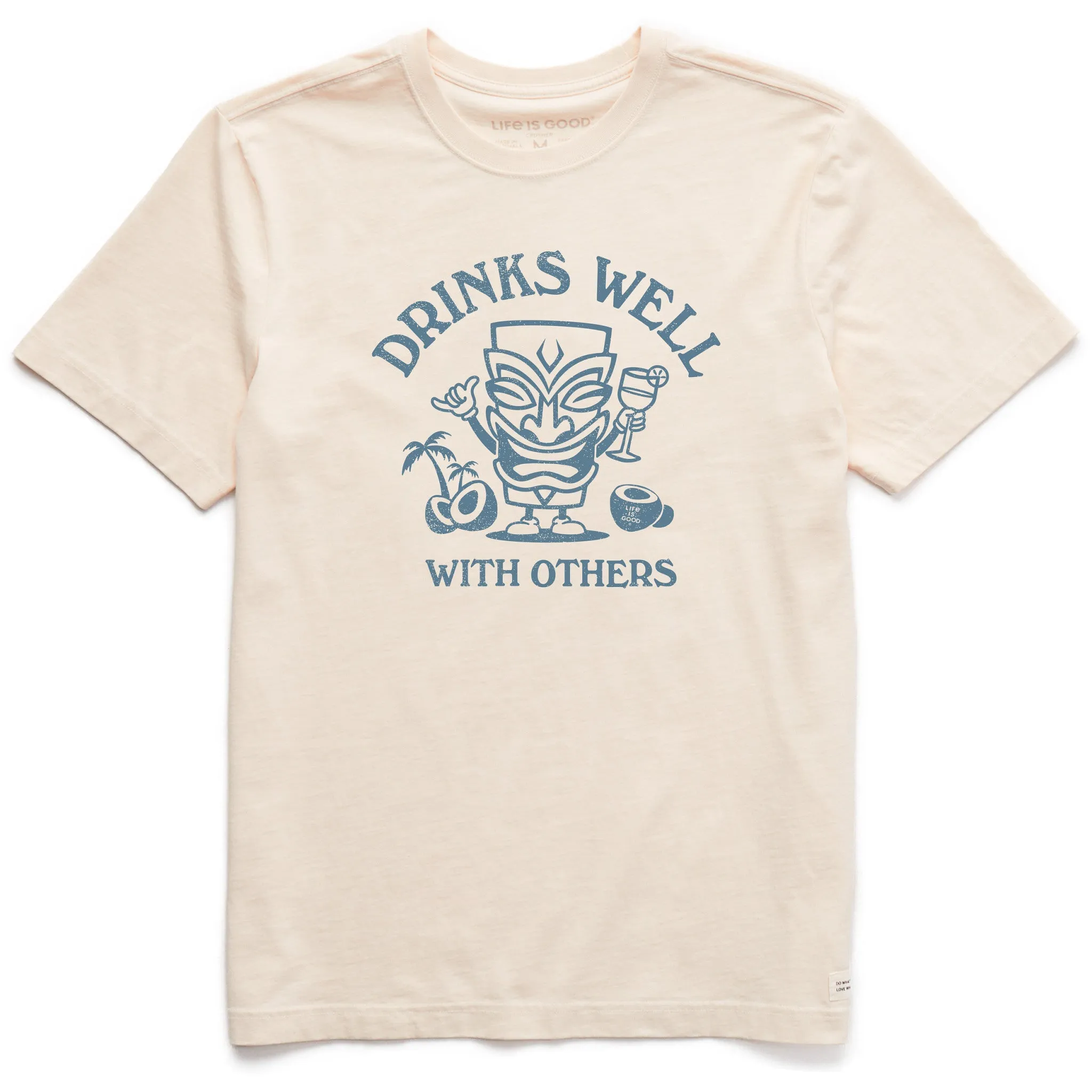 Men's Drinks Well Tiki Short Sleeve Tee Life is Good
