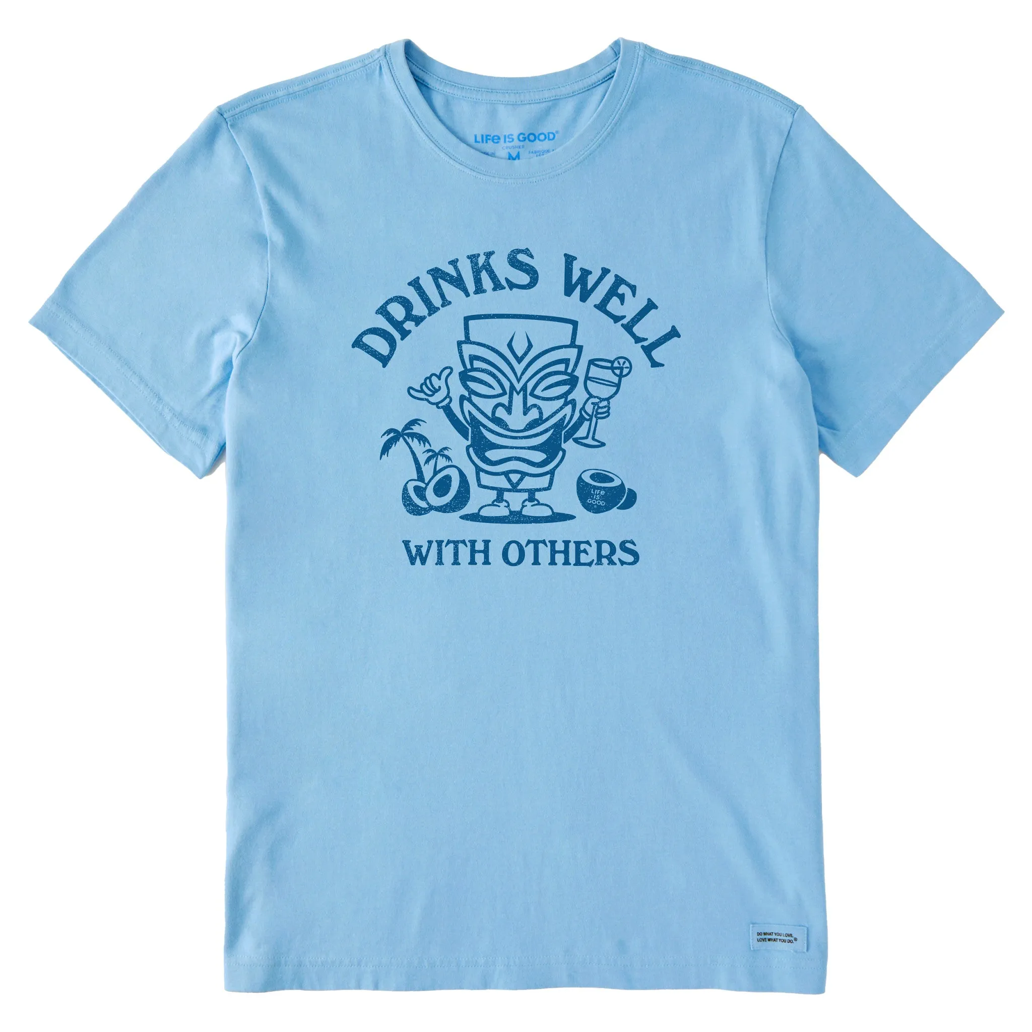 Men's Drinks Well Tiki Short Sleeve Tee Life is Good