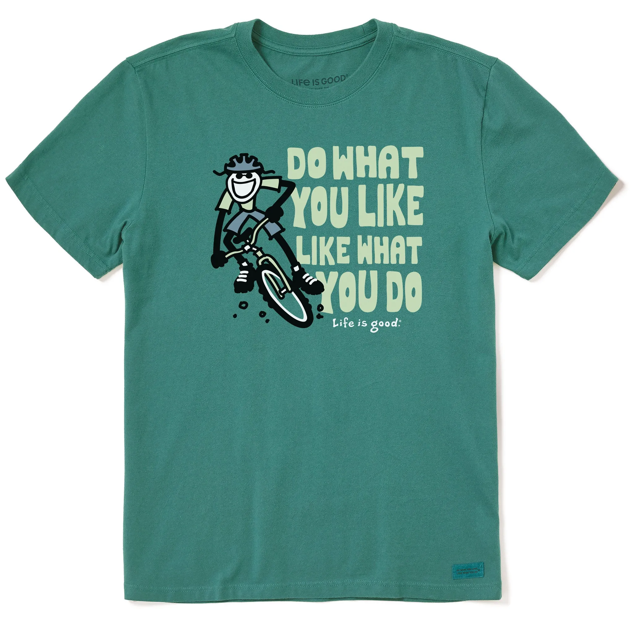 Men's DWYL Biking Jake Short Sleeve Crusher Tee Life is Good