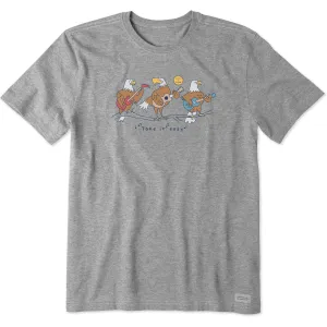 Men's Eagles Take it Easy Short Sleeve Tee Life is Good