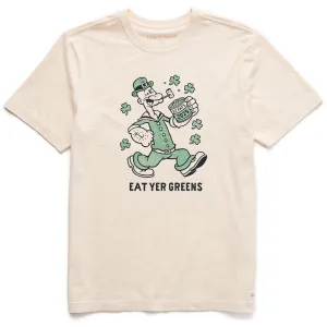Men's Eat Yer Greens Short Sleeve Crusher Tee Life is Good