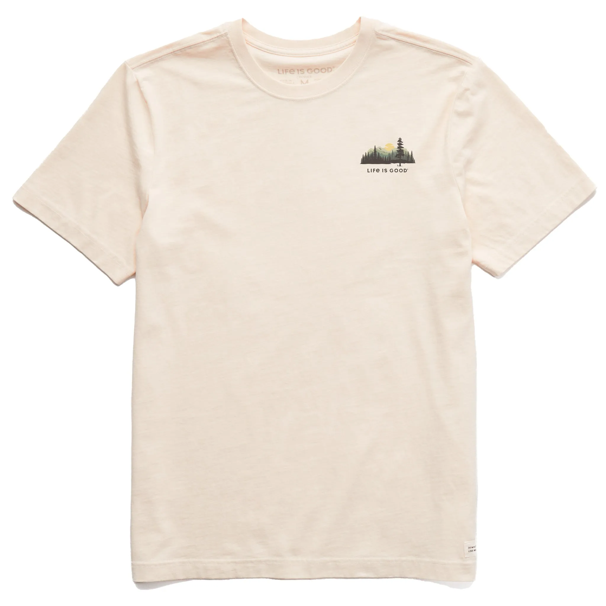 Men's Evergreen Silhouette Short Sleeve Crusher Tee Life is Good
