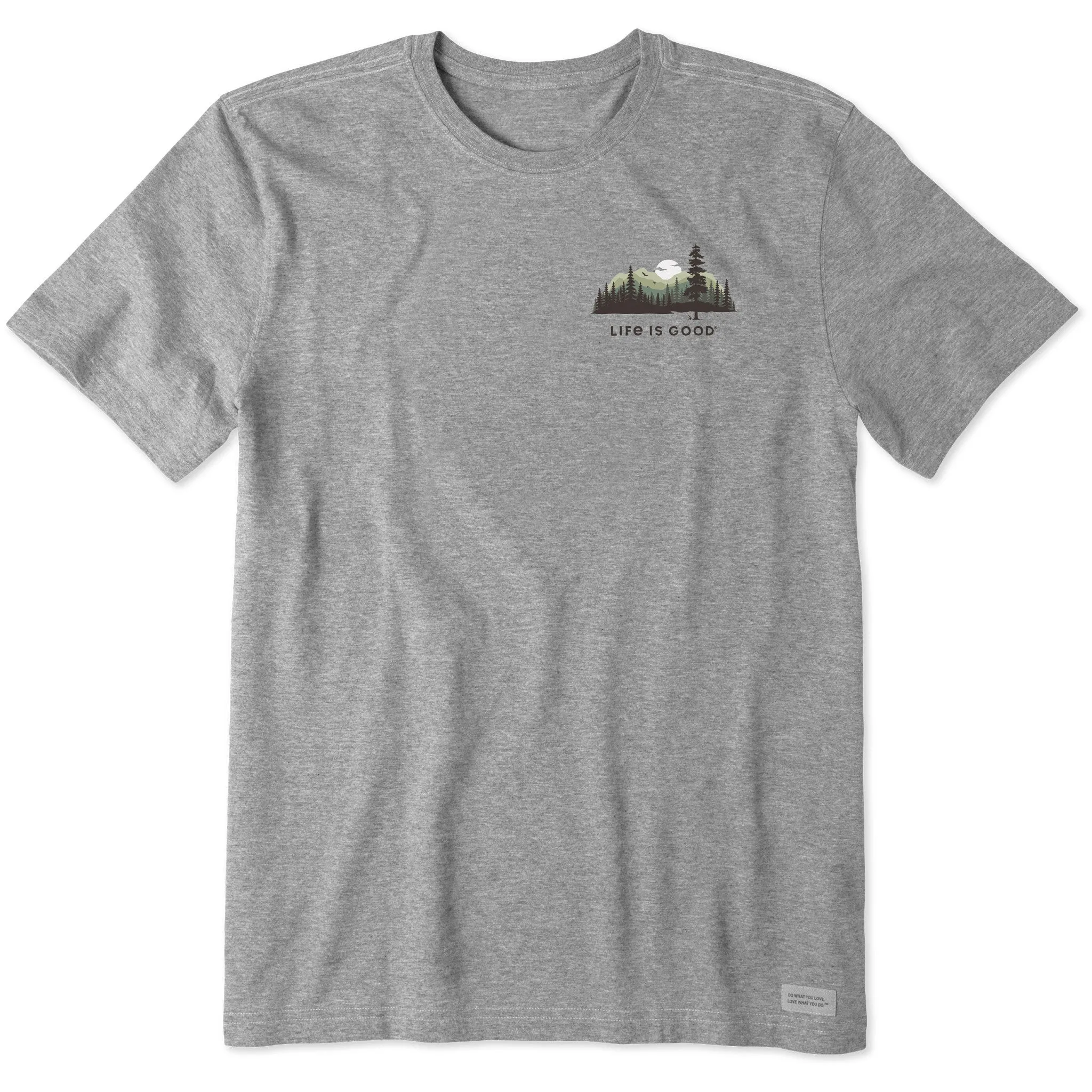 Men's Evergreen Silhouette Short Sleeve Crusher Tee Life is Good