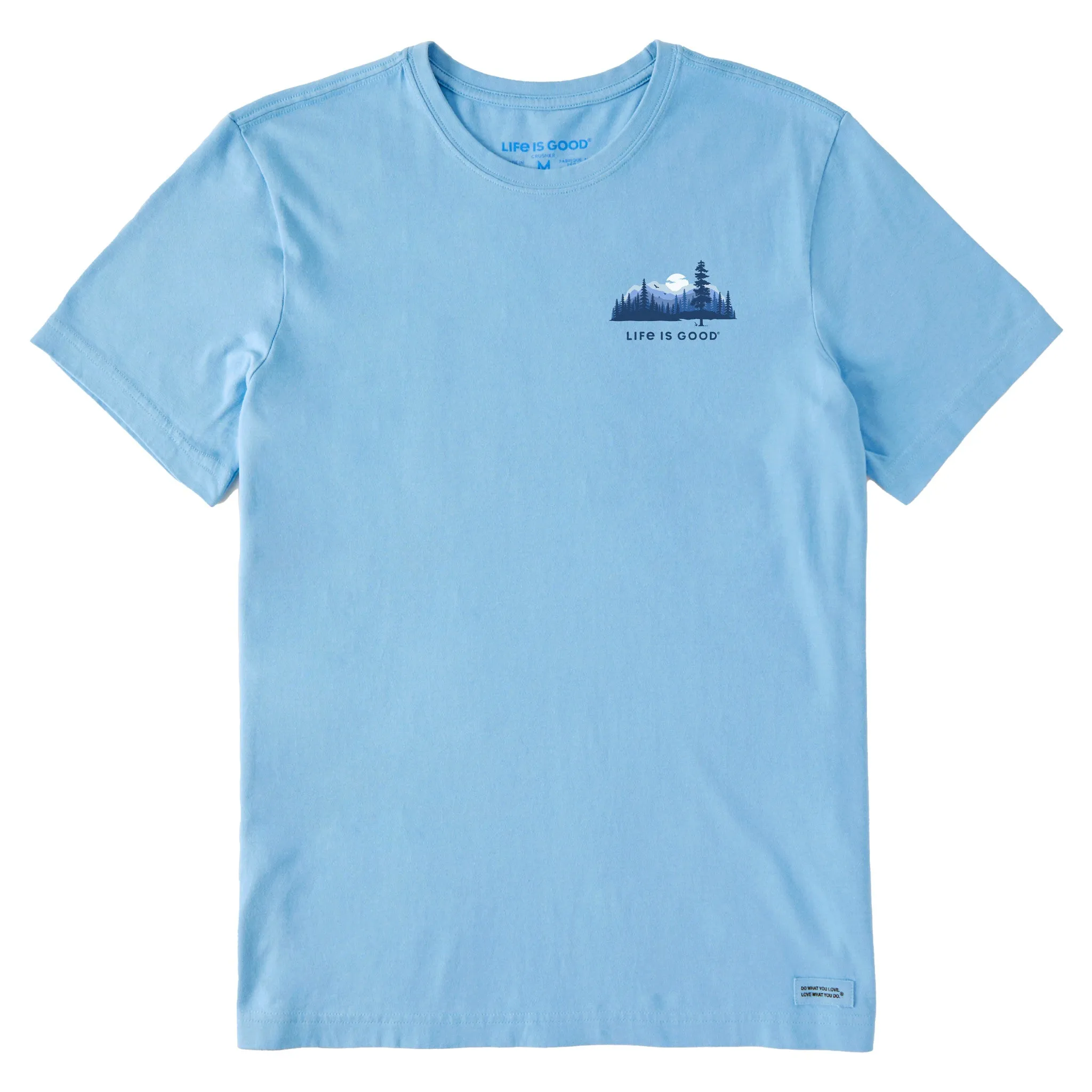 Men's Evergreen Silhouette Short Sleeve Crusher Tee Life is Good