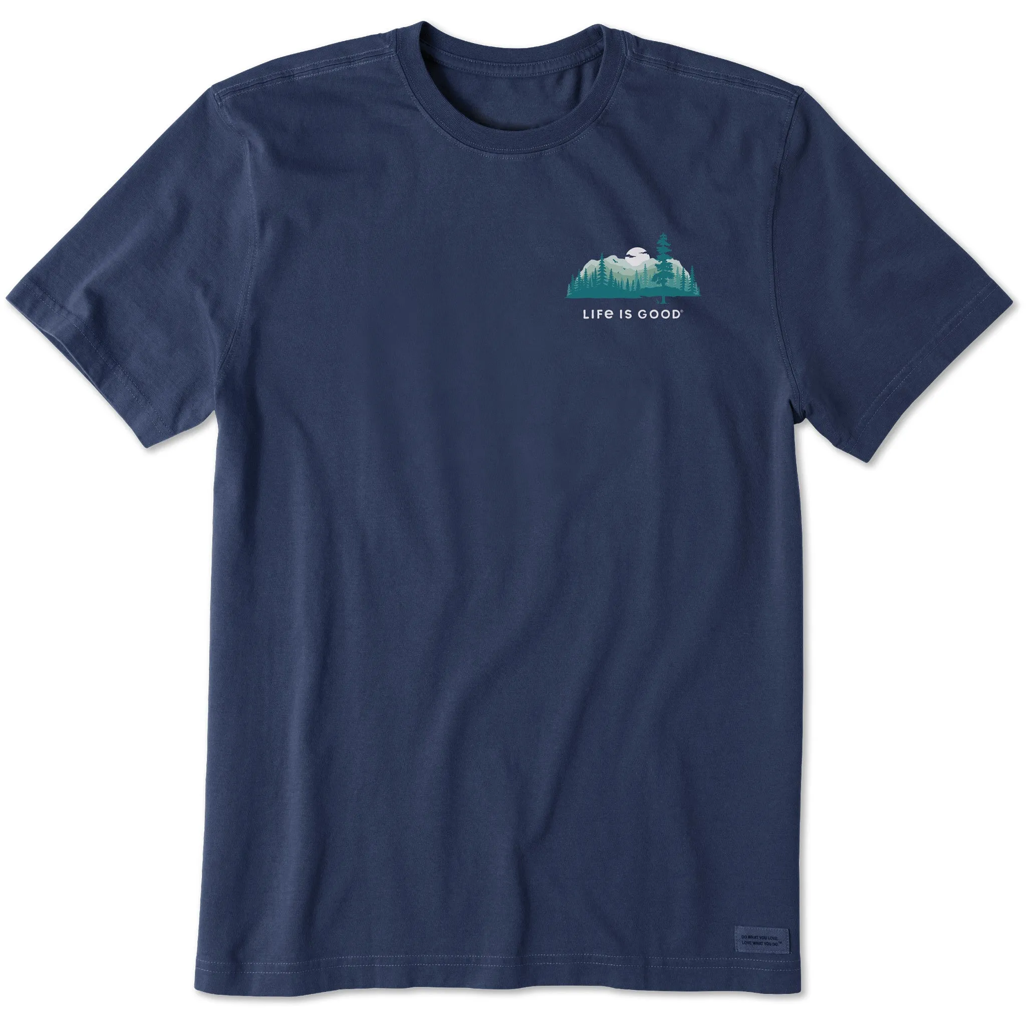 Men's Evergreen Silhouette Short Sleeve Crusher Tee Life is Good